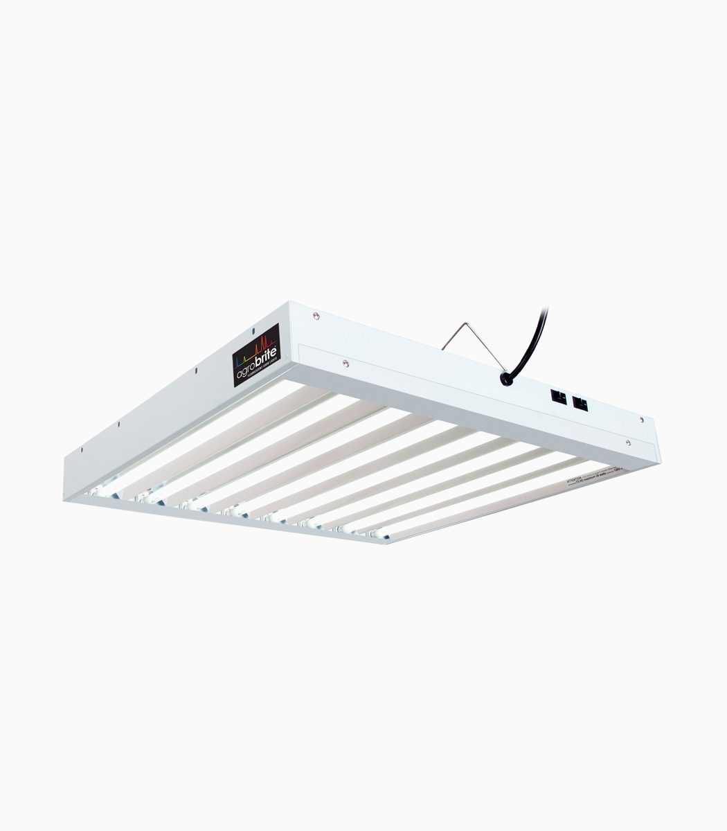 Agrobrite T5 192W 2' 8-Tube Fixture With Lamps
